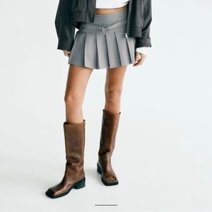 Zara pleated skirt
